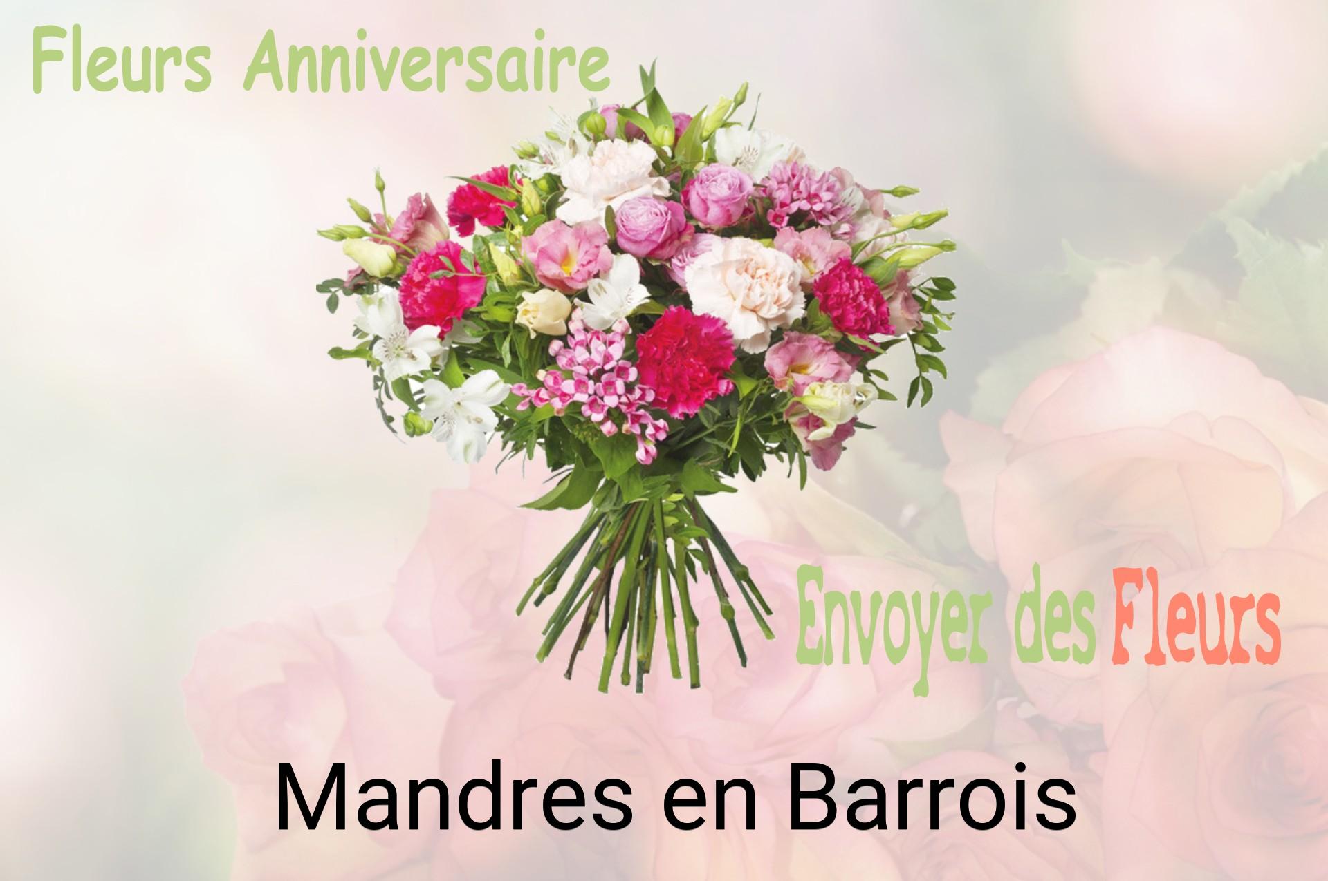 Bouquet de fleurs d’anniversaire livré à Mandres-en-Barrois