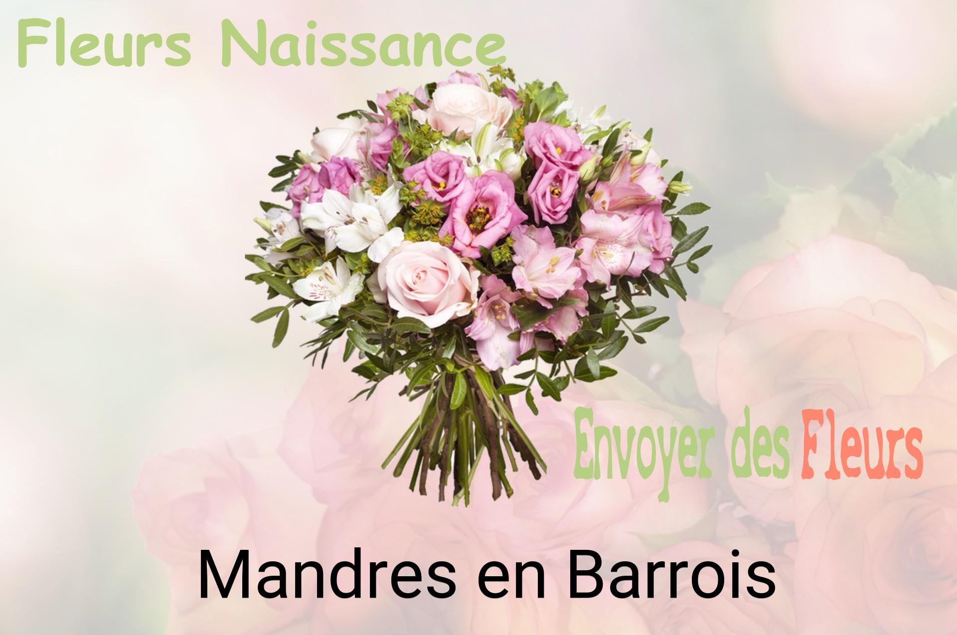 Bouquet de fleurs de naissance livré à Mandres-en-Barrois
