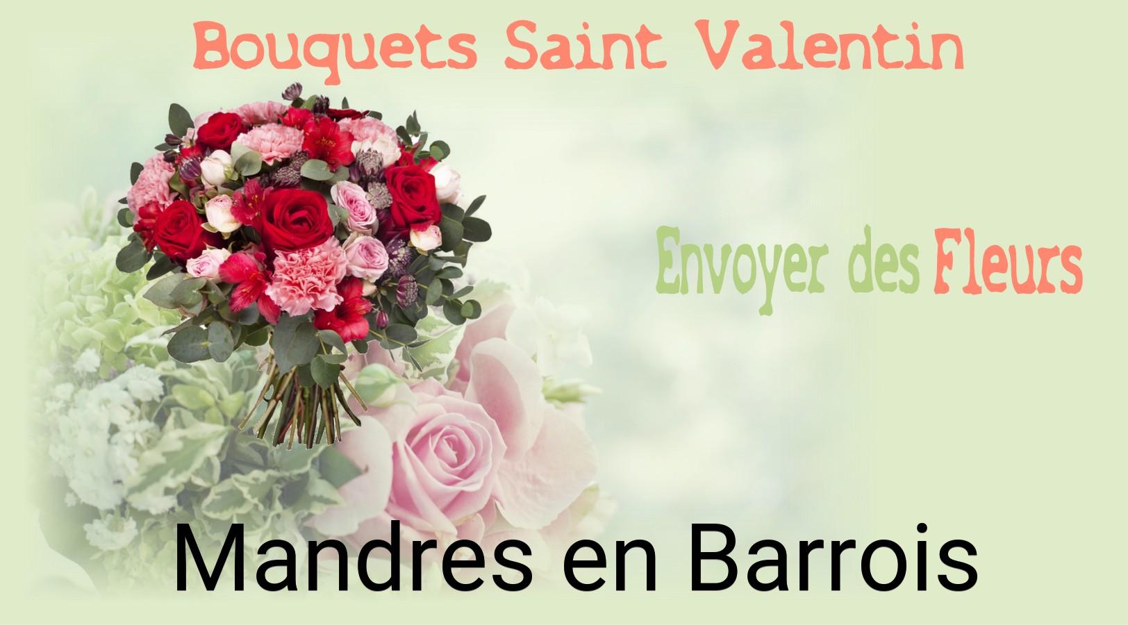 Roses de Saint-Valentin livrées à Mandres-en-Barrois